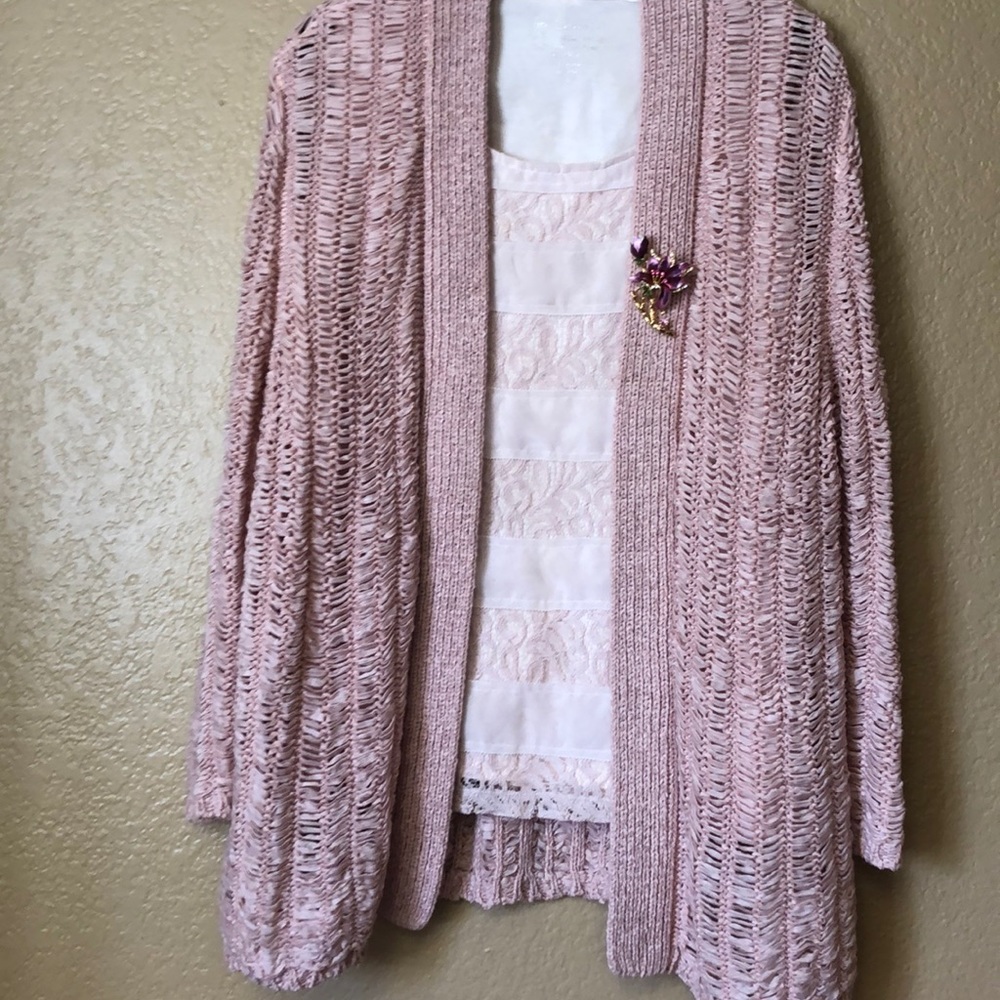 Chico’s pink ensemble